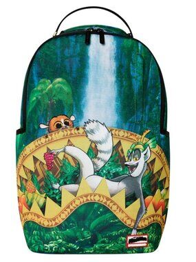 Sprayground Madagascar King Chillin Backpack🔥New Black Bookbag School Bag